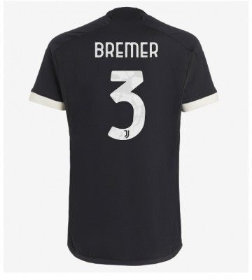 Maillot de foot Juventus Gleison Bremer #3 Troisième 2023-24 Manches Courte